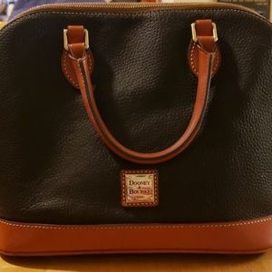 Dooney and bourke black satchel